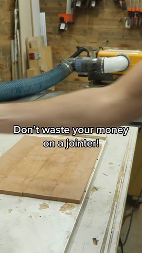 Planer Sled Guide for Smooth Wood Paneling