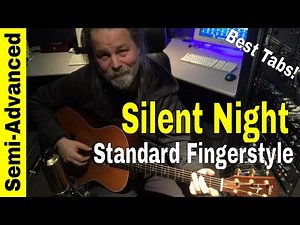 How to Play Silent Night on Guitar Fingerstyle Lesson 3