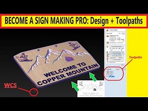 CNC Sign Making Tutorial: Design + Toolpaths in Vectric Aspire