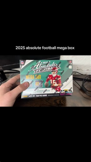 Opening 2025 absolute mega football box sorry trying to get better and recording videos but hope you guys enjoyed eBay store is @patiorrippers #sportscards #football #tradingcards #rippingpacks