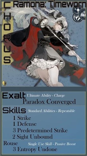 Morimens: Ramona: Timeworn Overview #morimens #animehorrorgame #lovecraftianhorror