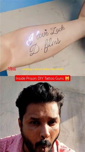 Inside Prison: DIY Tattoo Guns 🙀 #shorts