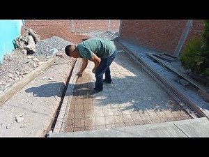 How to install the mesh and pour 2 squares of bench, part 6 🛤️