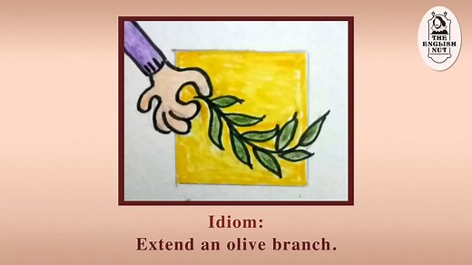 What does it mean to extend an olive branch to someone? What is the olive branch a symbol of? What connection does it have with Greek gods? And with the Bible? What are the different ways of wording the idiom? All this and more coming up. But first, do subscribe to The English Nut on Instagram, Facebook and YouTube. Thanks. TITLE: Idiom: Extend an olive branch. Episode # 210 * #TheEnglishNut​​​​​​​​​​​​​​ #EnglishTips​​​​​​​​​​​​​​ #TEN​​​​​​​​​​​​​​ #LanguageMemes​​​​​​​​​​​​​​ #Video​​​​​​​​​​