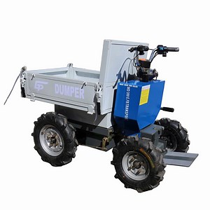 [Hot Item] Chinese Elektrische 250kg 300kg Elektro Mini Wheel Flat Box Dumper with CE Electrico Electric Special Transporter Price
