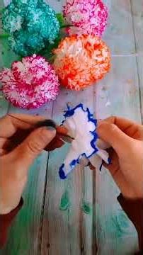 A4 Paper Flower Making 😍 | Satisfying Paper Craft | #shorts