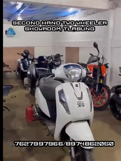🏍️ Second-Hand Two-Wheeler Showroom – Tlabung Looking for a low-budget or discounted two-wheeler? Visit our showroom today! We offer a wide range of Scooties and Bikes in excellent condition. 📞 Contact: 7627997966 / 8974862050 | Borgāng Times