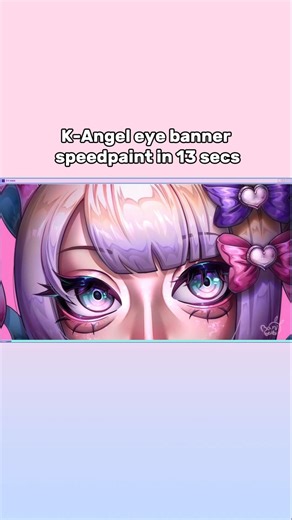 K-Angel fanart speedpaint🩷🩵!! #needystreameroverload #needygirloverdose #kangel #drawing #art #nso