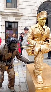 Levitating Goldman and the competition 😅. #valentinethestatue