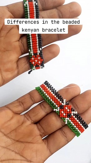 Differences in Beaded Kenyan Bracelet: Tutorial, Handmade, Loom