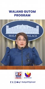 Nasa 300,000 food poor families na benepisyaryo ng 'Walang Gutom' program, partikular sa Negros Oriental/Occidental, Cotabato City, Zamboanga del Norte, at Surigao del Norte ang nakakakain na ngayon ng sapat at masusustansyang pagkain ayon sa inilabas na survey ng SWS. #RP1News #RadyoPilipinas #RadyoPubliko | Radyo Pilipinas