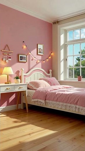 Dreamy Pink Bedroom Makeover | Ultra Smooth & Aesthetic Room Transformation