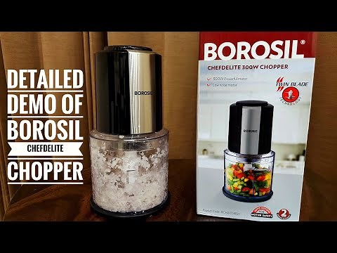 Detailed Demo of Borosil ChefDelite Chopper | Best Chopper Borosil ChefDelite |