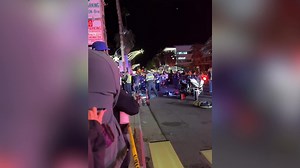 373K views · 2.3K reactions | Viewer video shows the moment a Palm Springs police officer crashes into the crowd at the Festival of Lights Parade. 10 people were injured including the officer. We'll have the latest updates tonight at 10 and 11 pm Details: https://kesq.com/news/top-stories/2024/12/07/palm-springs-police-officer-crashes-into-crowd-at-festival-of-lights-parade-10-injured-including-officer/ | KESQ News Channel 3 | Facebook