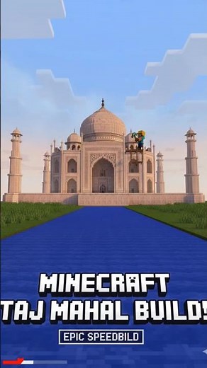 How to build Tajmahal in #minecraft #gaming