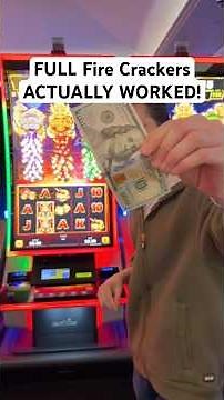 FULL Fire Crackers ACTUALLY WORKED at Agua Caliente! #slots #vegas #lasvegas