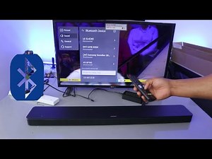 How to Connect Bose Soundbar To TV Via Bluetooth