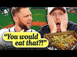 Dude Perfect Ranks CRAZY New Ballpark Foods Game