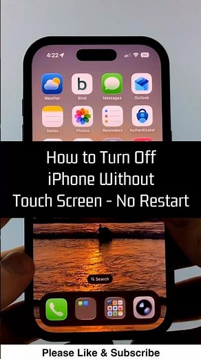 How to Turn Off iPhone Without Touch Screen - No Restart