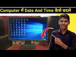 How To Set Time And Date In Windows 10 | Computer Me Date And Time Kaise Set Kare ?