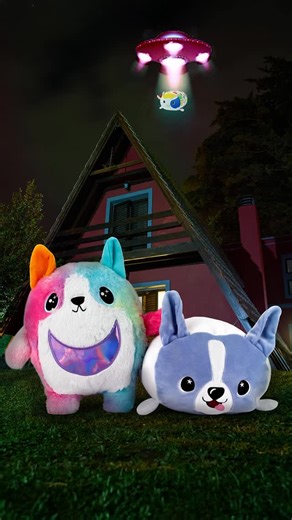 A Monstah-sized crash landing! Have these Moosh found new besties in the Monstahs? - #plushies #mooshmoosh #stuffedanimals #collaborations #bestie❤️ | Moosh-Moosh Plushies