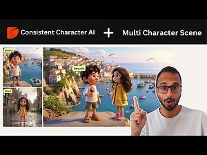 Create Multiple Consistent Characters in one scene (EASIEST WAY!) #aicartoon #aistorytelling
