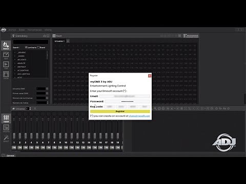 MyDMX 3.0 - Registro de interfaz MyDMX 3.0 de ADJ