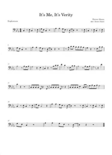 Hey It’s Me, It’s Verity on Euphonium — How to Play (Easy Tutorial)