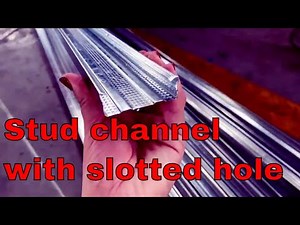 【stud and track machine】: High speed stud and track roll forming machine " with slotted hole"