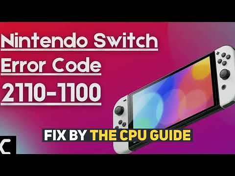 How to Fix Nintendo Switch Error Code 2110-1100? “Connection Error” [Best Fix 2022]