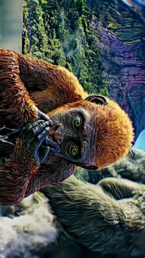 A Wild Stare 👀 Monkey Close-Up #Shorts