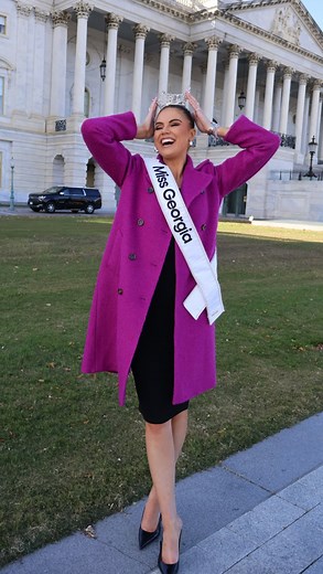 Miss Georgia on the Hill! 🇺🇸 Cannot wait to share ALL the memories with you! 🤩⭐️ #missgeorgia #missamerica #EducationforAll | Miss Georgia