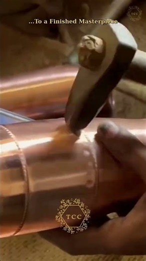 The Making of a Copper Piece | Raw Copper to Finished Craft | The Copper Craftsman