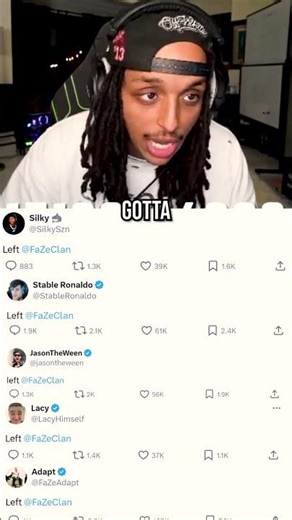 Agent Reacts To Faze Members Leaving Faze Clan 👀