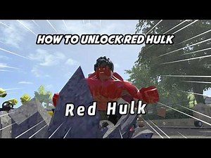 This Is How You Unlock Red Hulk in LEGO Marvel Super Heroes
