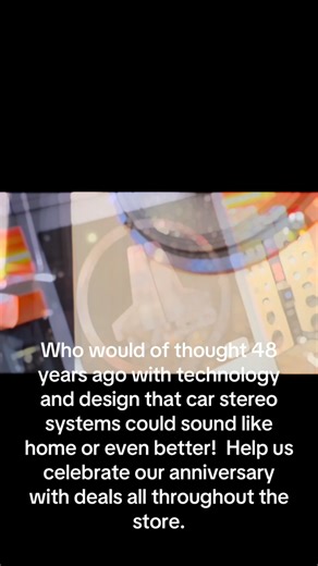 It’s Sound Systems Limited 48th Anniversary Sale. You know Sound Systems Limited for fine sound and TVs from such brands as Sony, Yamaha, and McIntosh, to name a few, but did you know we also carry a full lineup of car audio systems from JL Audio, Alpine and Kenwood? Sound Systems Limited has all of your stereo and TV needs and will meet any authorized price. We have been serving the Amarillo area for over 48 years. Come in today and check out the in-store specials during the 48th-anniversary sa