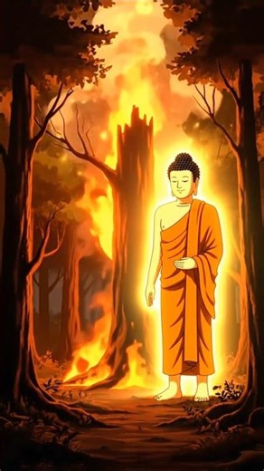 “The Burning Tree—Can Buddha Stop It?” #buddhamotivation #globalbuddhism #animation #shortfeed