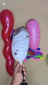 Oddly Satisfying Rocket Balloon POP 🎉