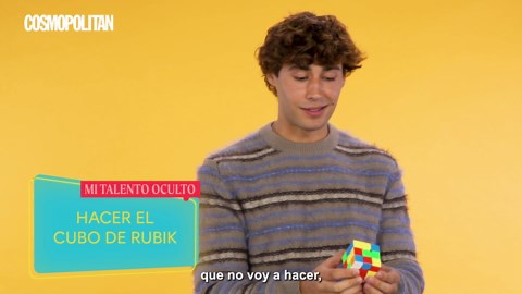 Diego Vidales, protagonista de 'Dímelo bajito', despliega todas sus habilidades enfrentándose a nuestro divertido juego de Mi talento oculto'