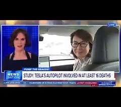 My first #Tesla #autopilot live shot on the latest federal crash data linked to the feature. 🔑: “Autopilot is safe if the person driving the vehicle is doing what they’re supposed to be doing”. (NewsNation 🛞: @jjnewzy, 🎥: @olde_nate, 💻: @danaleavitt) | Nancy Loo TV