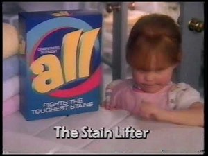 ALL detergent commercial - 1987