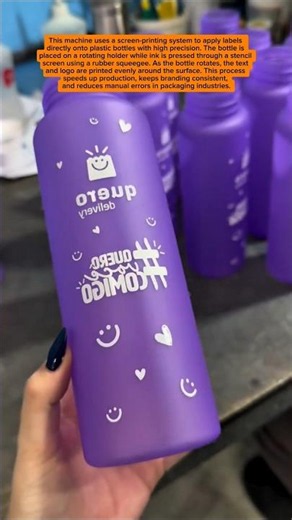 WORKER || Automatic Bottle Label Printing Process