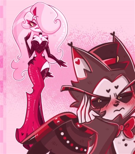 apologies for the ass quality #huskerdust #hazbinhotel #animationmeme #fyp #angeldusthazbinhotel