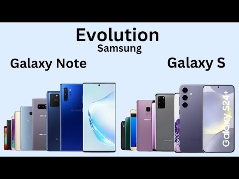 Evolution of Samsung Galaxy Note & S Series | History of Samsung Galaxy S & Note Series