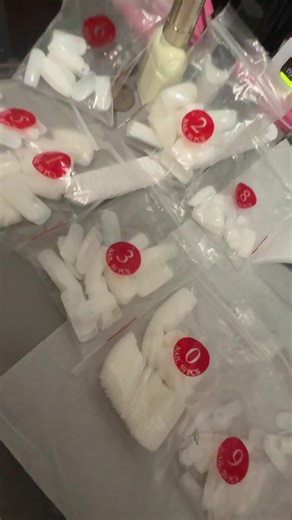 First Attempt at Poly Gel Nails in Multiple Colors