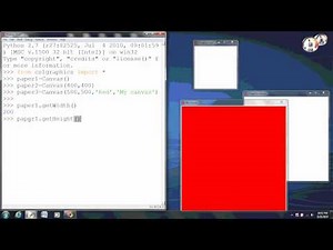 Making a canvas in Pythin with cs1graphics