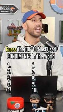 Top 10 Most Used Condiments In The World! #shorts #food #ketchup #top10 #guessinggame