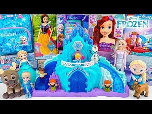 Unboxing Disney Frozen Toys | Elsa's Ice Palace Playset | Princess Clothes and Fashions Playset