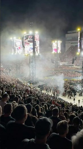 Metallica takes the stage in front of the largest crowd in Lane Stadium history at Virginia Tech.