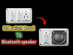 🔥Bluetooth speaker 🔊 kaise banaye ✅//How to make Bluetooth speaker in Electric switch board //